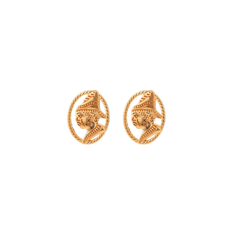 Boucles d'oreilles Simplaliotis : ormeaux et inox