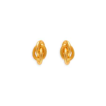 Boucles d'oreilles Plaqué or Nœud antillais 6mm -  | Créolissime