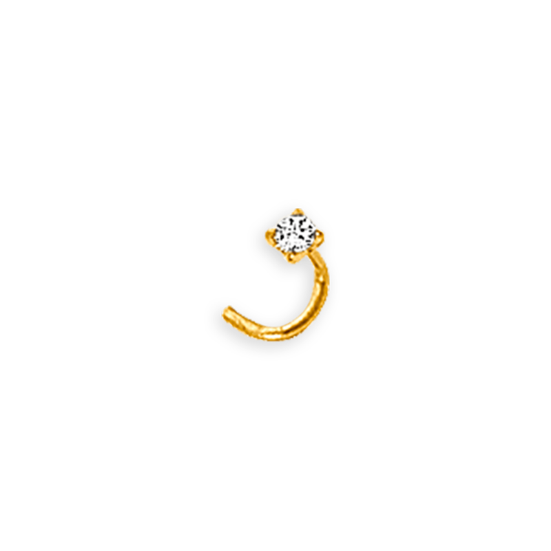 Piercing Or750 Nez Zirconium - Bijoux de corps | Créolissime