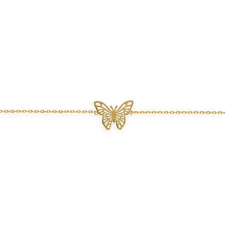 Bracelet Plaqué Or Papillon - Bracelets | Créolissime