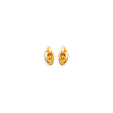 Boucles d'oreilles Or 750 Nœud antillais -  | Créolissime