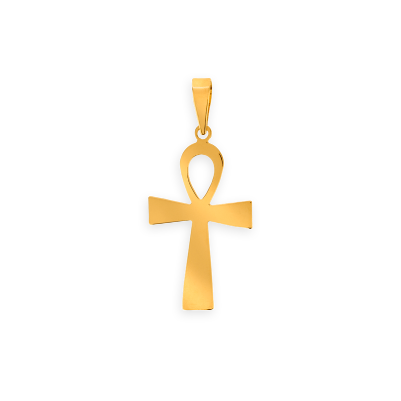 Croix Or750 Egyptienne avec bélière - Pendentifs | Créolissime