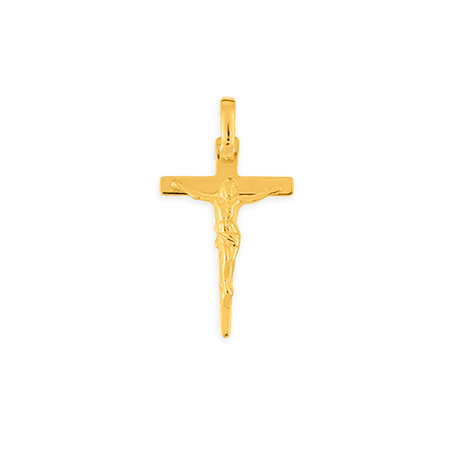 Croix Christ Or750 avec bélière -  | Créolissime