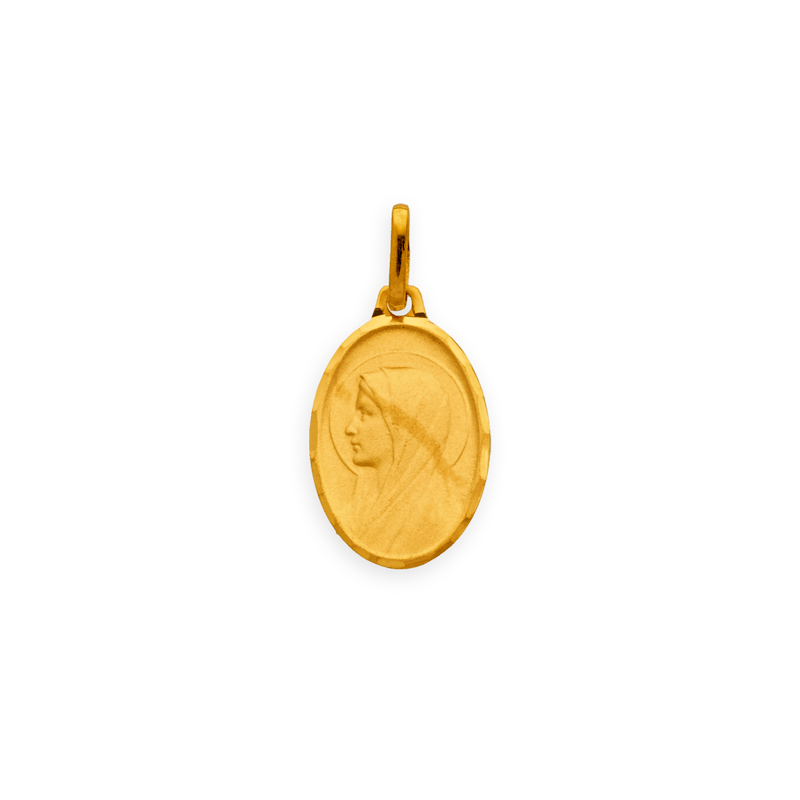 Médaille Or750 Madone Vierge De Lourdes avec bélière - Pendentifs | Créolissime