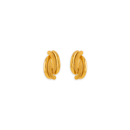 Boucles D'oreilles Or750 Fantaisie 8*15mm - Boucles d'oreilles | Créolissime
