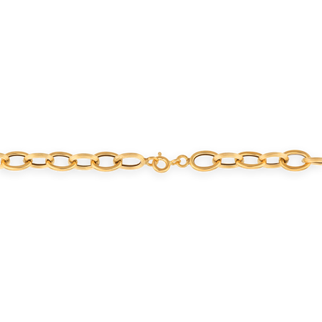 Bracelet Or750 Maille Forçat Antillais - Bracelets | Créolissime