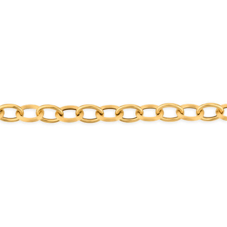 Bracelet Or750 Maille Forçat Antillais - Bracelets | Créolissime