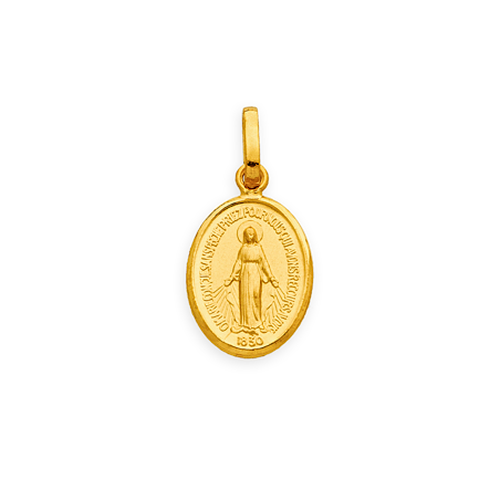Médaille Or375 Vierge Miraculeuse avec bélière -  | Créolissime