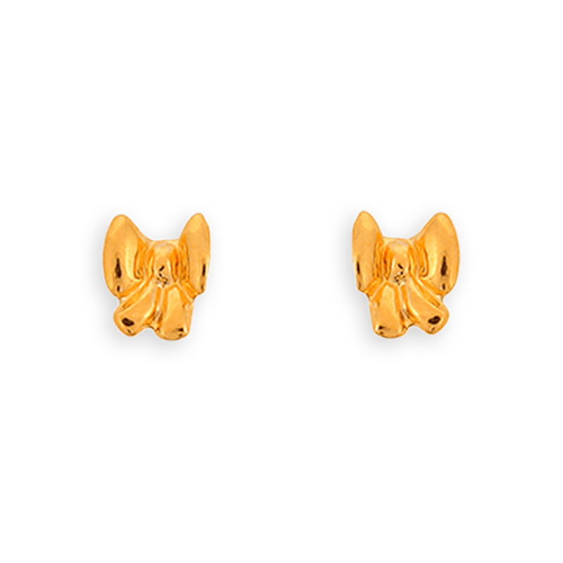 Boucles D'oreilles Or375 Nœud Ruban 6*5.5mm - Boucles d'oreilles | Créolissime