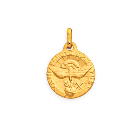 Médaille Or750 Saint-Esprit avec bélière -  | Créolissime