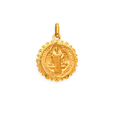 Médaille Or750 Saint-Benoit avec bélière - Pendentifs | Créolissime