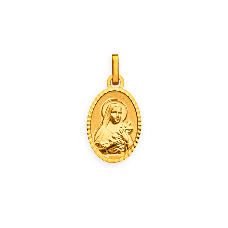 Médaille Or750 Sainte-Thérèse avec bélière -  | Créolissime