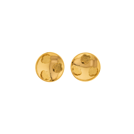 Boucles D'oreilles Batée Or750 -  | Créolissime