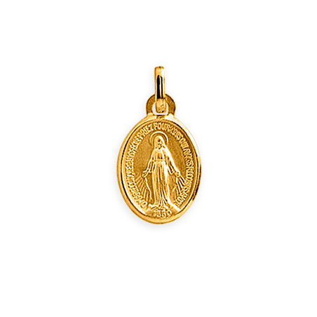 Médaille Or375 Vierge Miraculeuse avec bélière -  | Créolissime