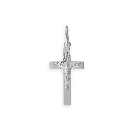 Croix Christ Argent925 avec bélière - Pendentifs | Créolissime