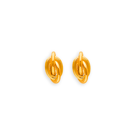 Boucles d'oreilles Or 375 Nœud antillais -  | Créolissime