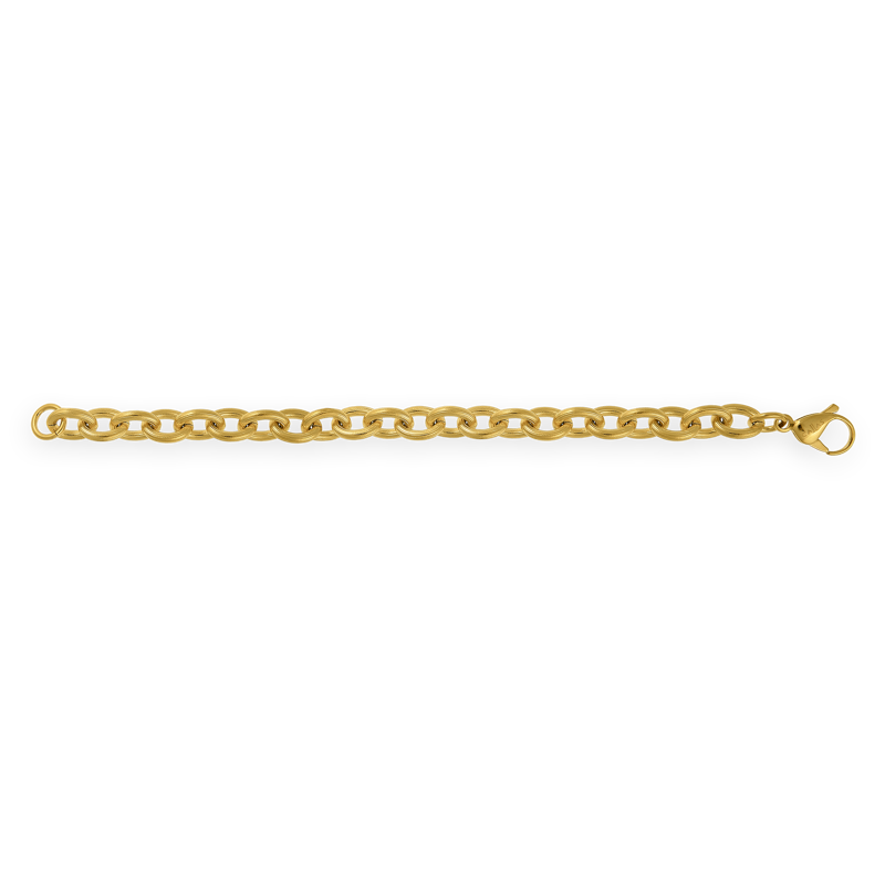 Bracelet Acier Jaune Forcat Antillais - Bracelets | Créolissime