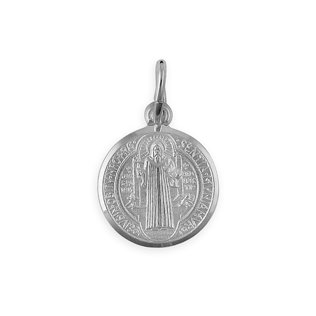 Médaille Saint-Benoit Argent925 avec bélière - Pendentifs | Créolissime
