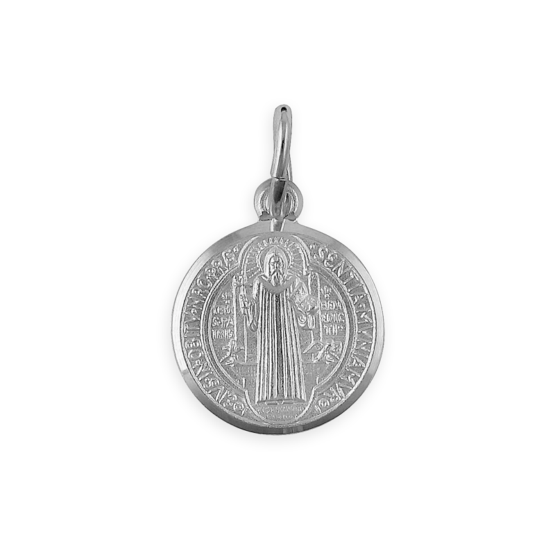 Médaille Saint-Benoit Argent925 avec bélière - Pendentifs | Créolissime
