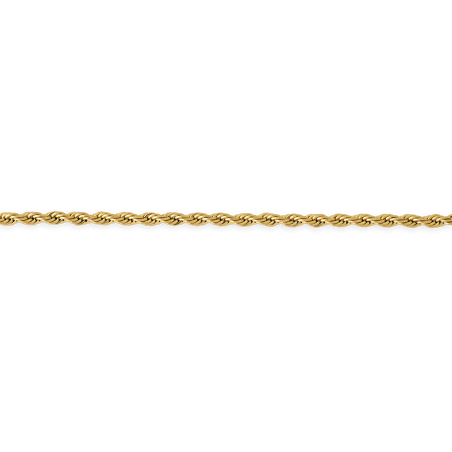 Collier acier jaune maille corde - Colliers | Créolissime