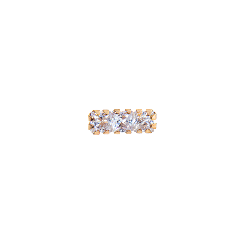 Piercing Tragus Or375  Zirconium - Bijoux de corps | Créolissime