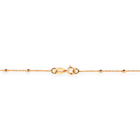 Collier chapelet or grain d'or médaille - Colliers | Créolissime
