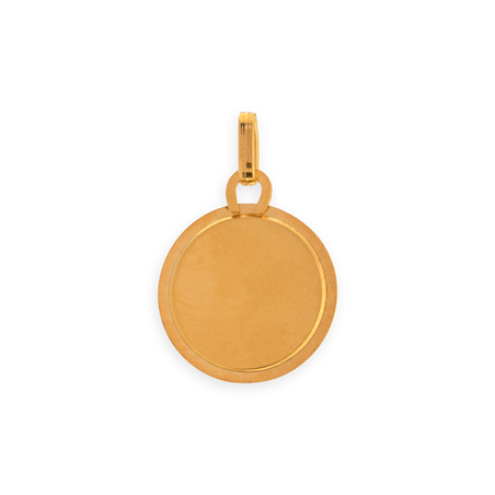 Médaille Or375 Ange Strié avec bélière - Pendentifs | Créolissime