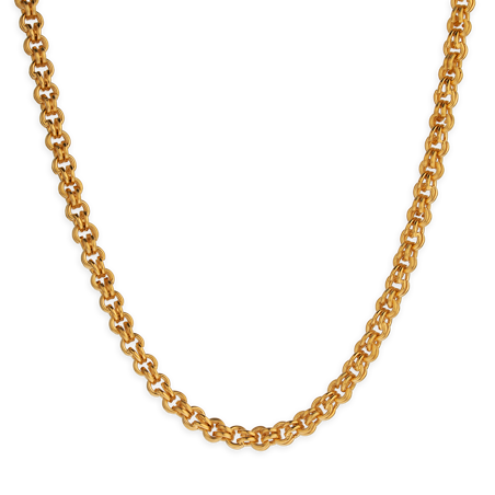 Collier plaqué or maille gros sirop -  | Créolissime